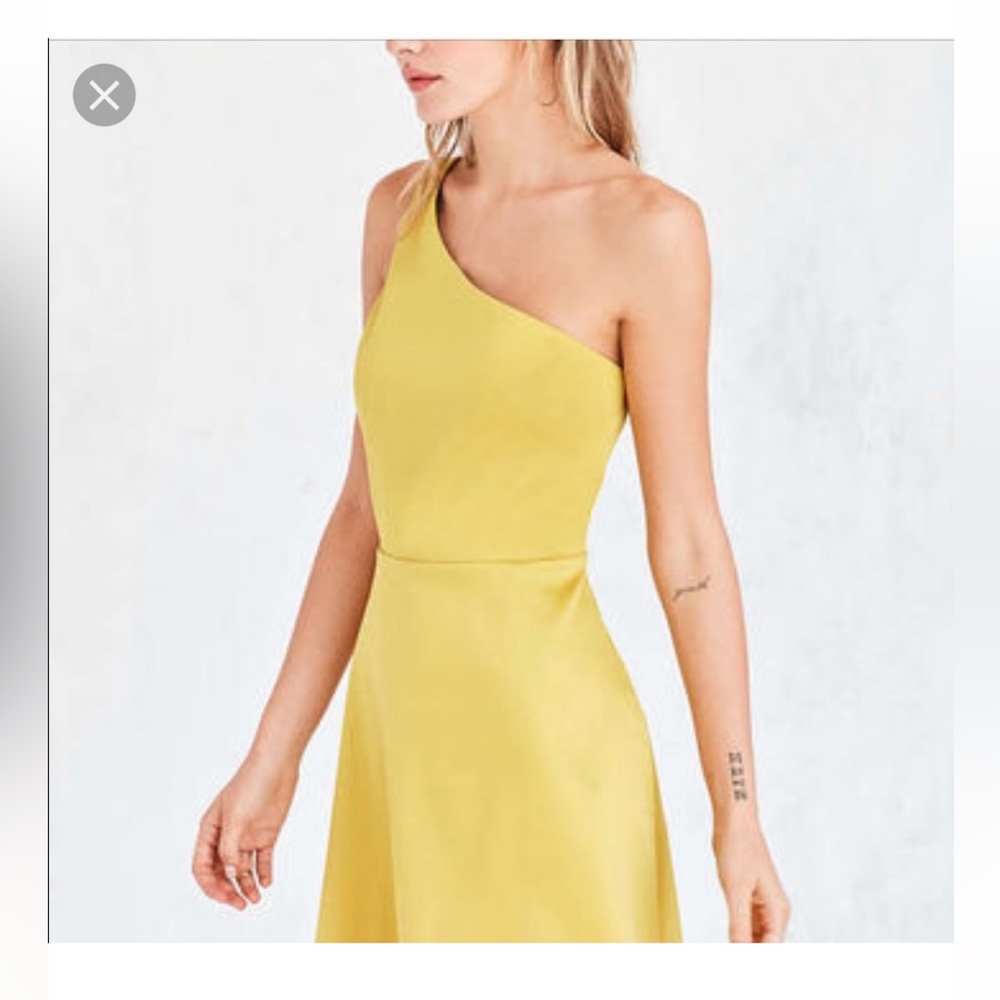 NWT silence + noise size 4 green yellow dress - Picture 3 of 8